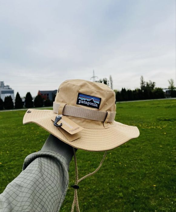 Kapelusz panama Patagonia beżowy unisex szybkoschnący nowy