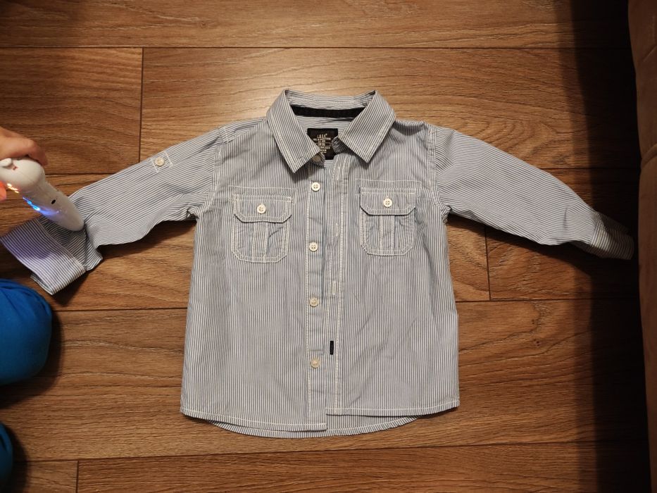 H&M elegancka chłopięca koszula w paski 80