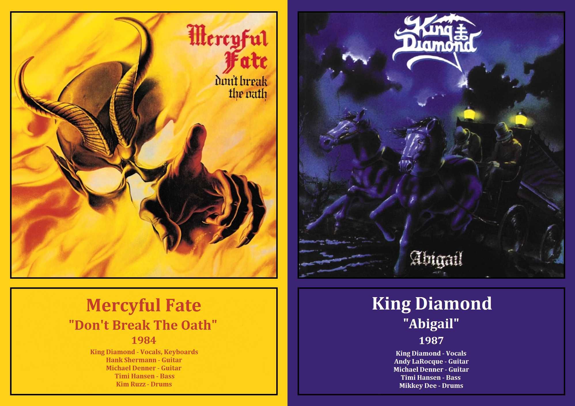 Plakaty A3 - King Diamond / Mercyful Fate, Abigail Conspiracy Melissa