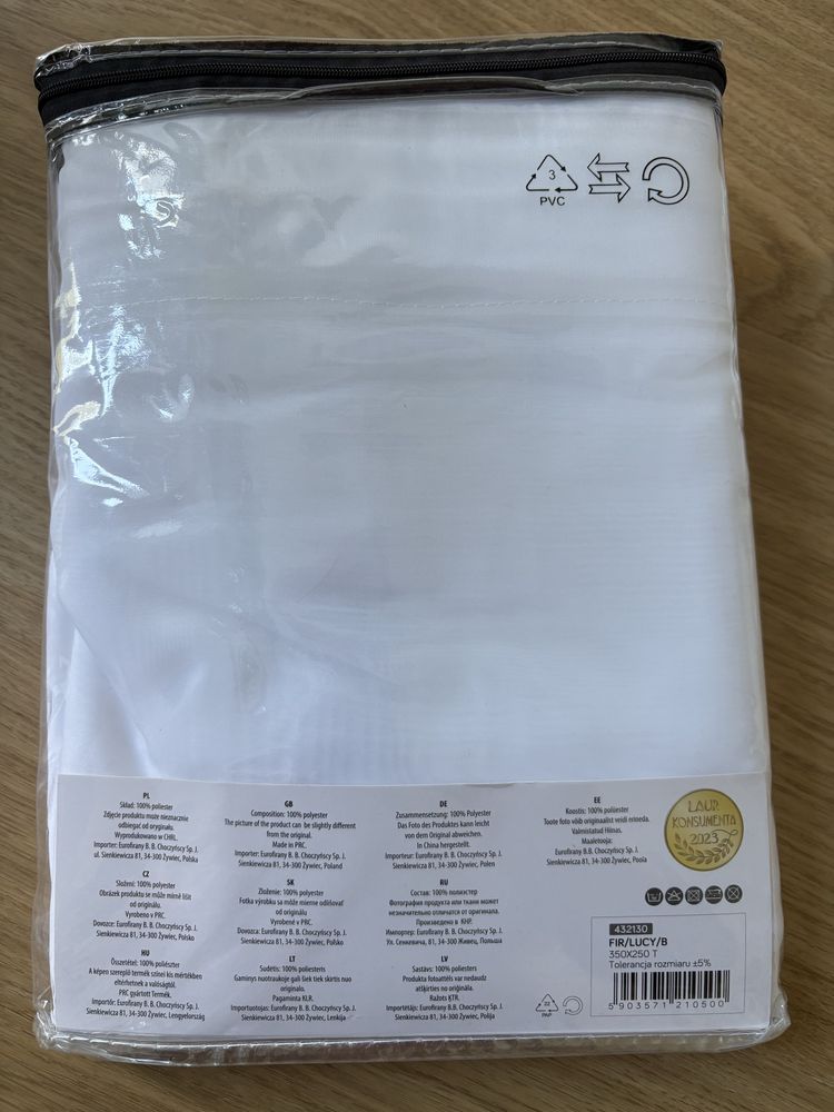 NOWA firanka Eurofirany LUCY 350×250 cm – przewiewna i elegancka