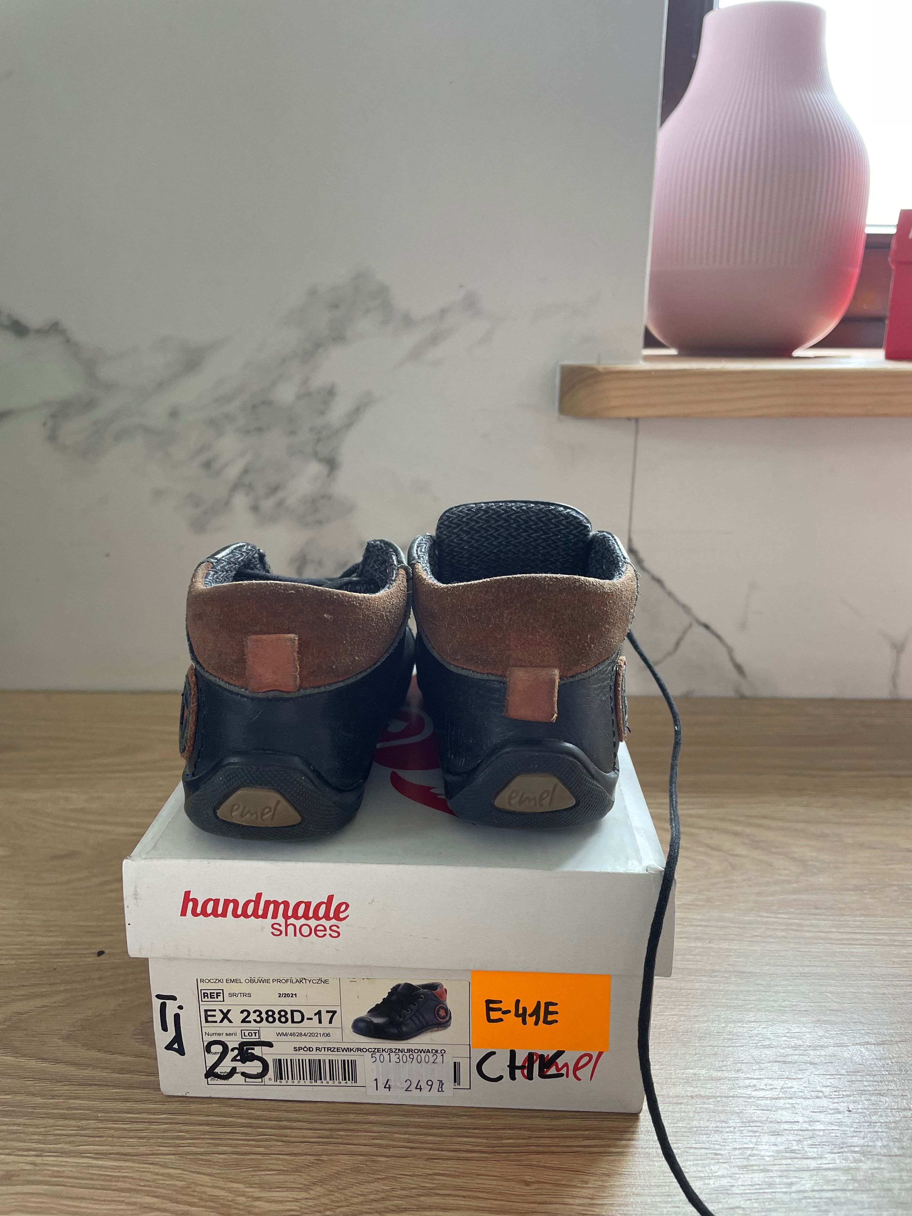 Buty jesienne emel roz.25
