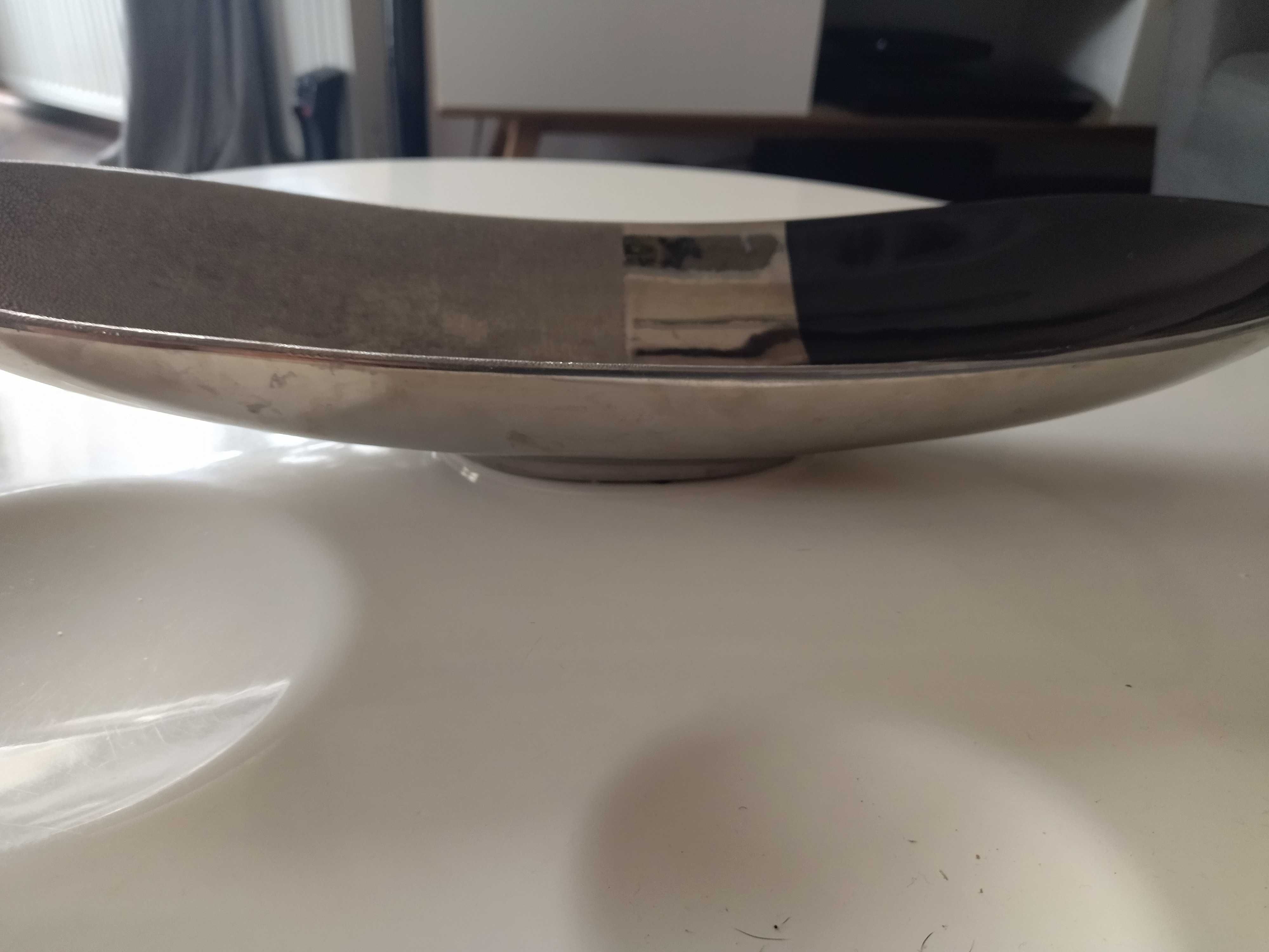 Patera czarno srebrna Glamour