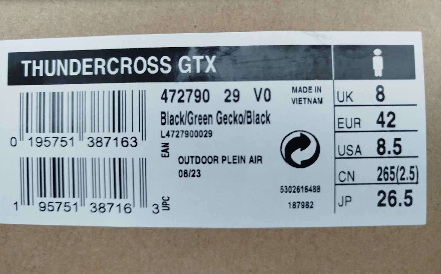 Salomon THUNDERCROSS GTX / GORE-TEX / buty trailowe /R.42
