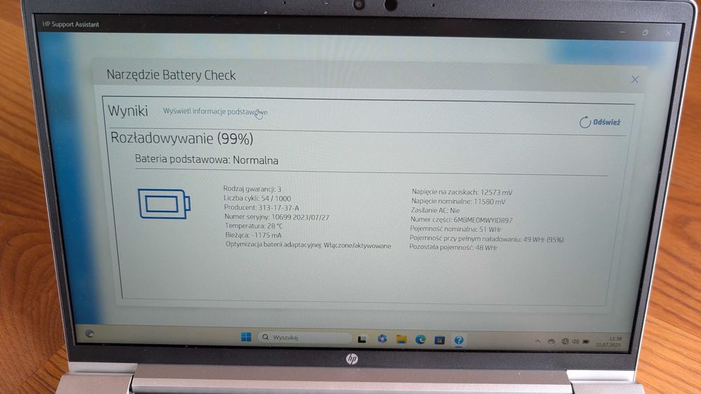 Laptop HP Probook 440 G9 16GB RAM i5-1235U 256GB Super stan jak nowy A