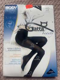 GATTA Rajstopy damskie BODY RELAX Medica 40den, ROZMIAR 2, CZARNE