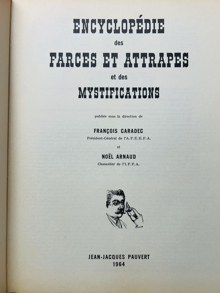 ENCYCLOPEDIE des FARCES ET ATTRAPES