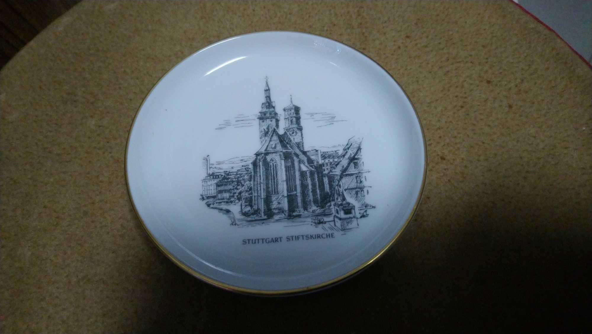 Prato de porcelana alemã Rosenthal com publicidade (colecionadores)