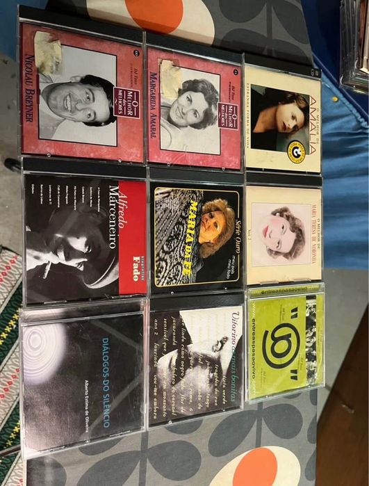 Lote de cds e vivil