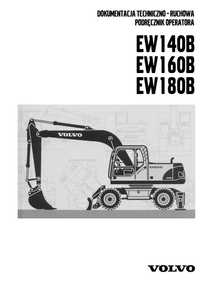 Volvo EW 140/160/180 B DTR Instrukcja obsługi PL