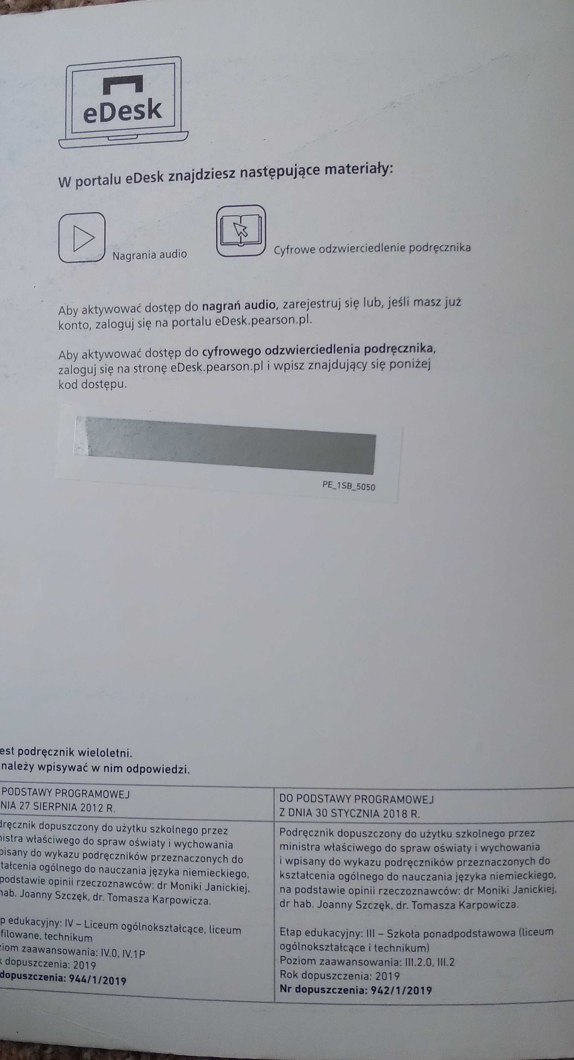 Perfekt 1 podręcznik Perfekt
