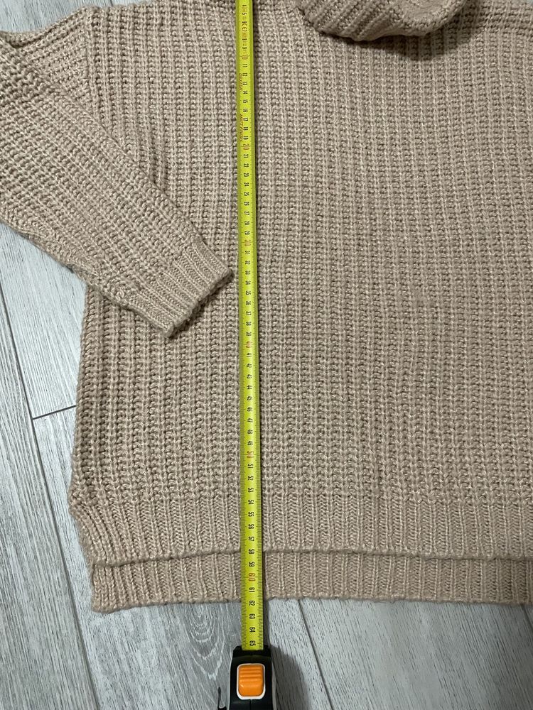 sweter ciepły oversize