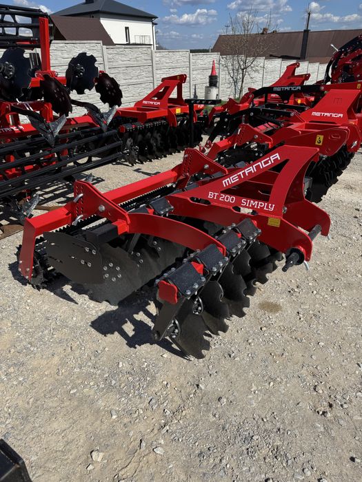 Brona talerzowa talerzówka Metanga MiniBT 1,6 1,8 2,0 2,2 2,5 2,7 3,0m