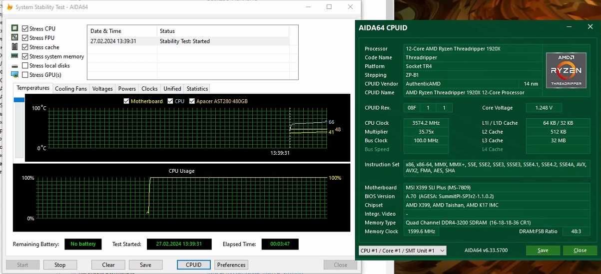 сет AMD THREADRIPPER 1920X 12\24ядер 4GHz+мама MSI+водянка NZXT. ОБМІН