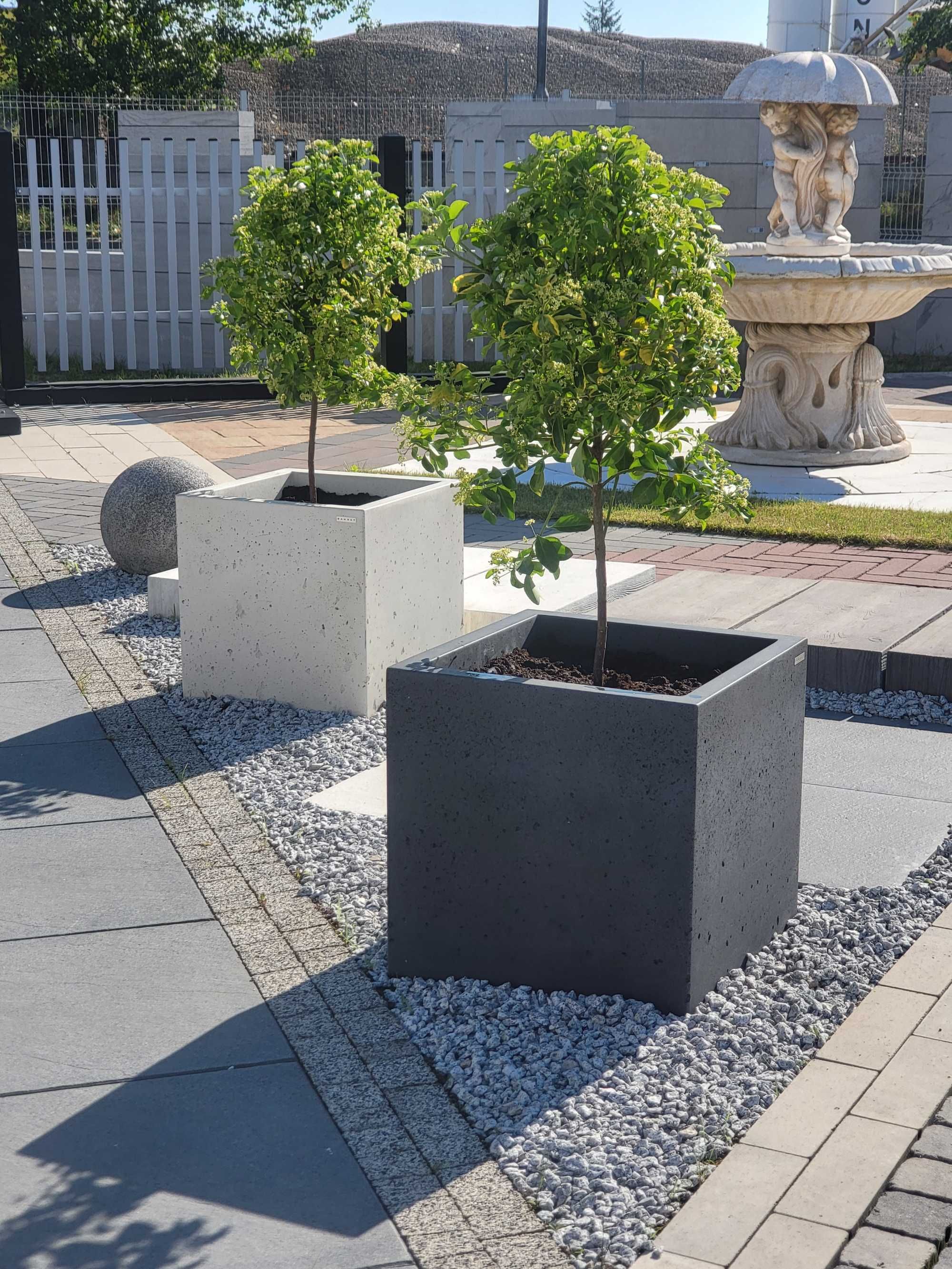 Donica betonowa 50x50x50 cm, beton architektoniczny PRODUCENT!