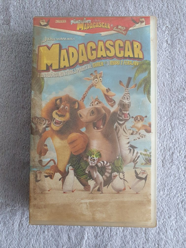Kaseta VHS Bajka Madagaskar