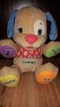 Умный, развивающий щенок fisher price-Tummy -англ. язык