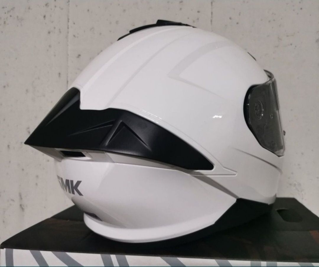 Capacete SMK Branco Brilhante ( NOVOS )