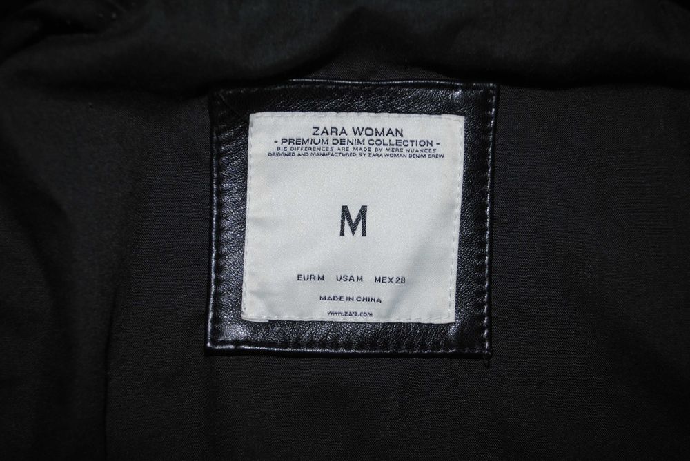 Kurtka skórzana ZARA WOMAN roz M stan IDEALNY