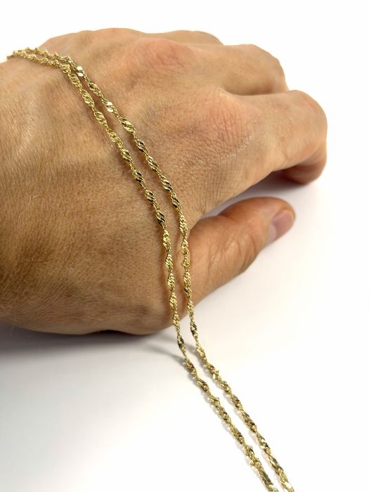 Złoty łańcuszek 50 cm