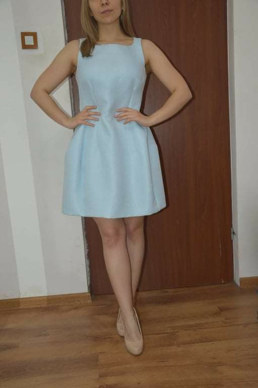 Letnie sukienka jasnoniebieska