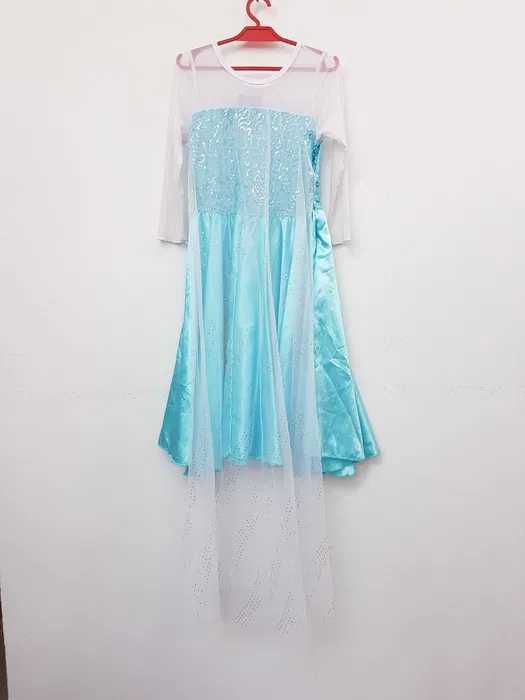 Sukienka przebranie Elsa Kraina Lodu rozmiar 122 cm. GP004