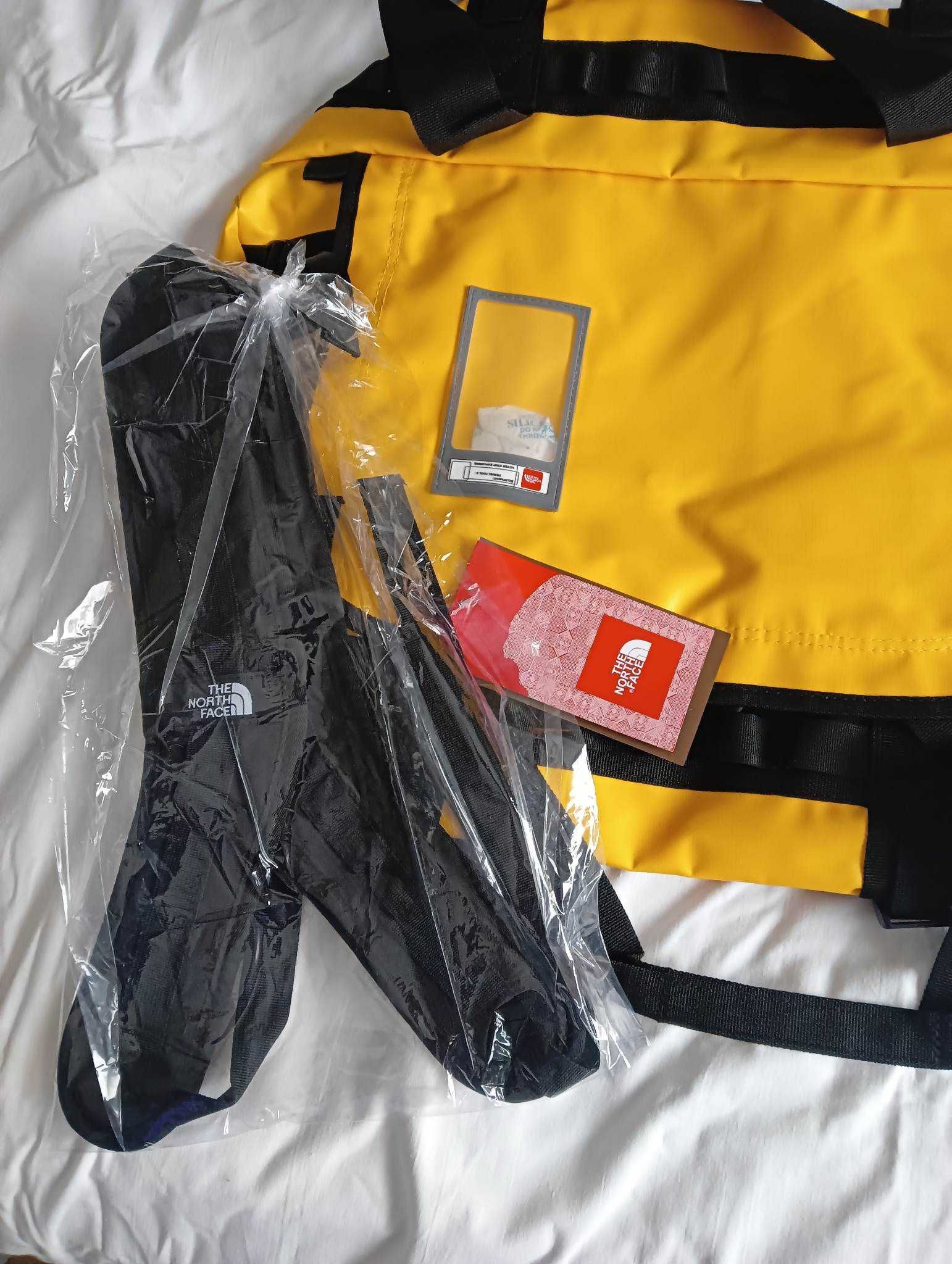 Żółta Torba THE NORTH FACE BASE CAMP DUFFEL - Rozmiar S - 50 Litrów
