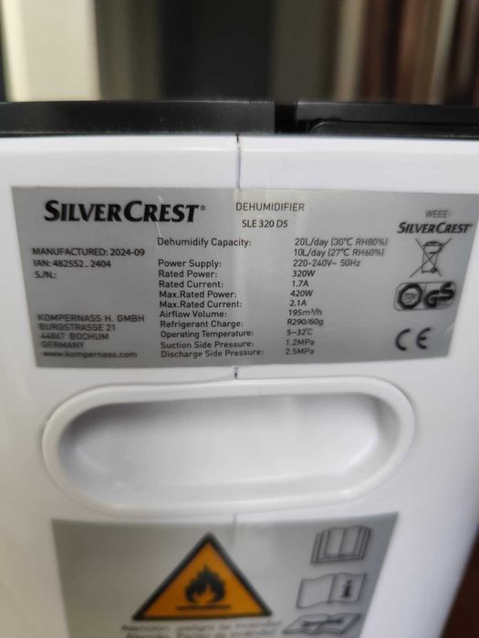 Desumidificador SILVERCREST ótimo