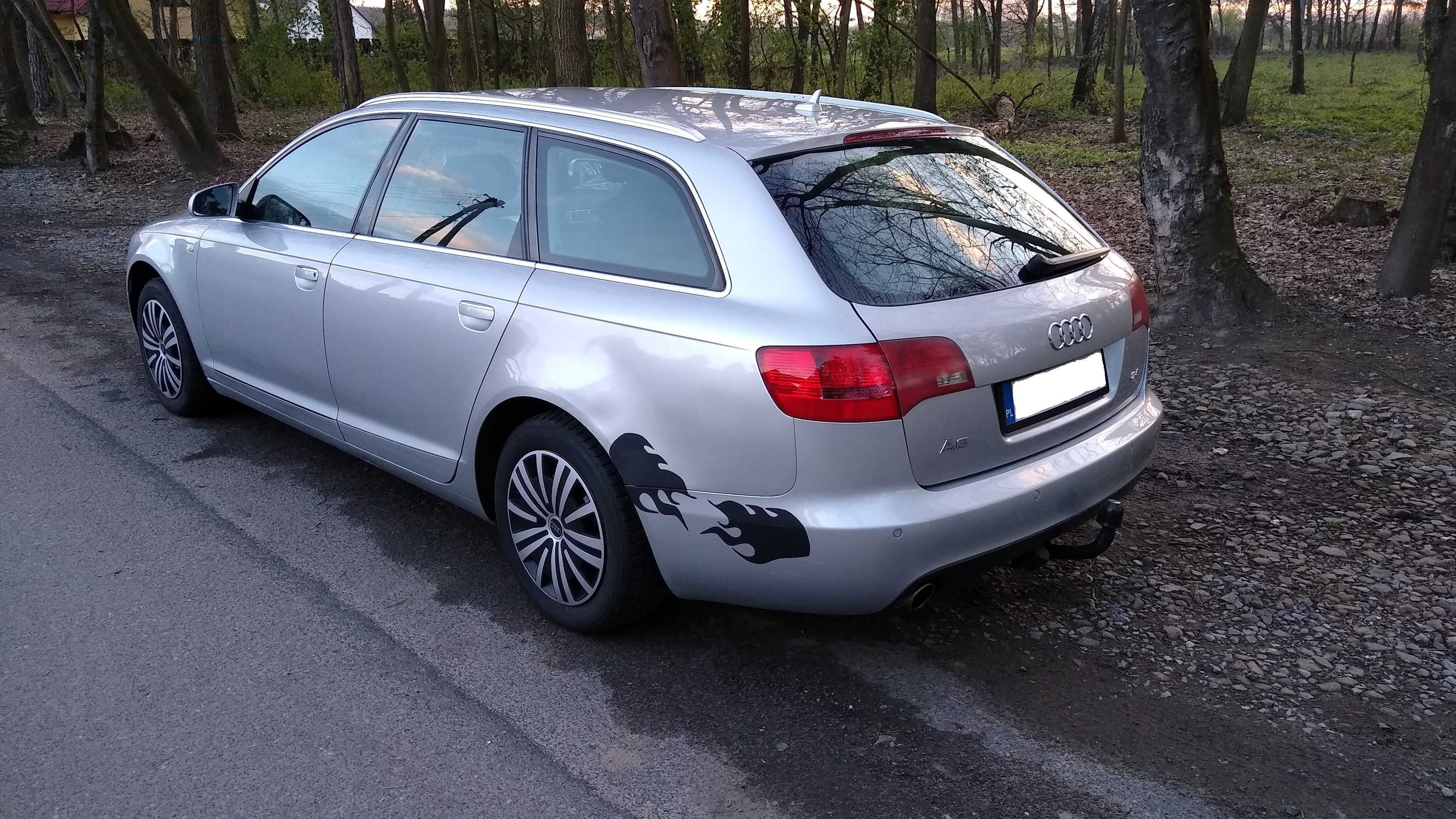 Audi A6 C6 Avant Automat 2005 Rok 2.4 V6 Benzyna + LPG Nawigacja Hak