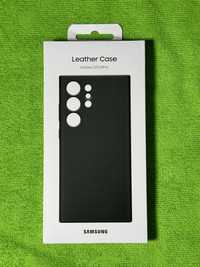 Etui Samsung Leather Case do S23 Ultra - oryginalne, zielone, NOWE!