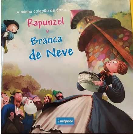 ŕapunzel e branca de neve livro