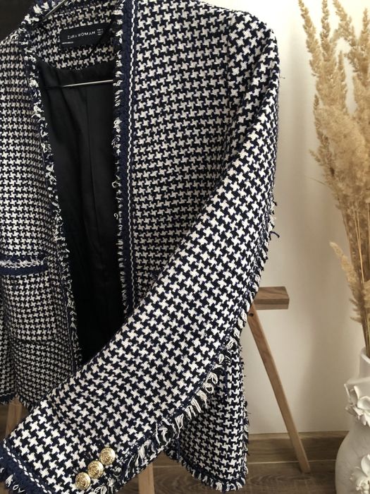 Твідовий жакет zara