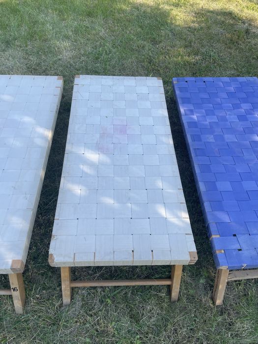 Leżak leżaczek przedszkolny leżanka PRL vintage legowisko