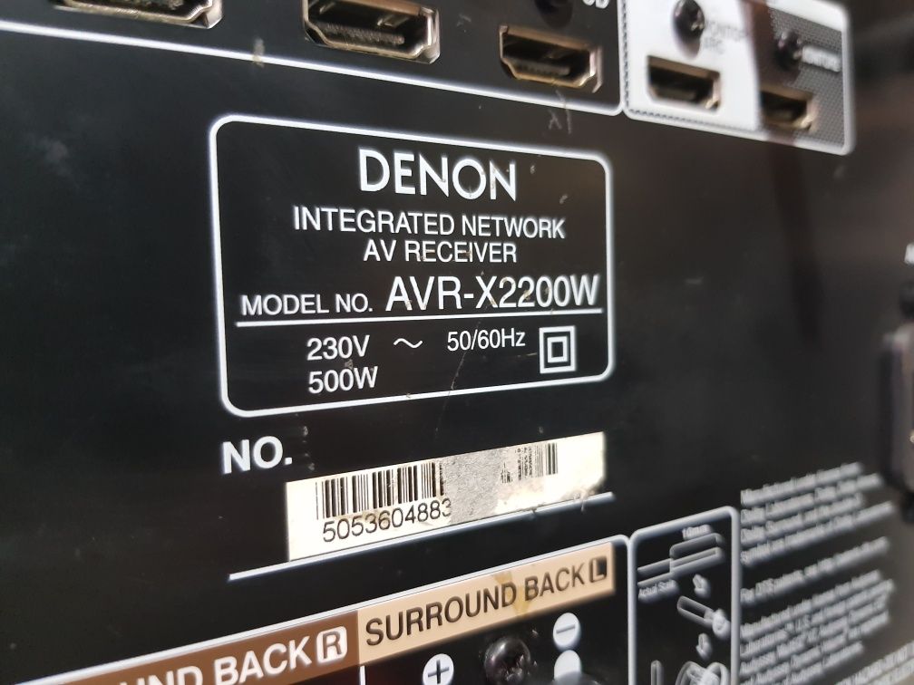 Пульт! AV ресивер DENON AVR X2200W,HDMI,Wi-Fi,Bluetooth,LAN, б/у