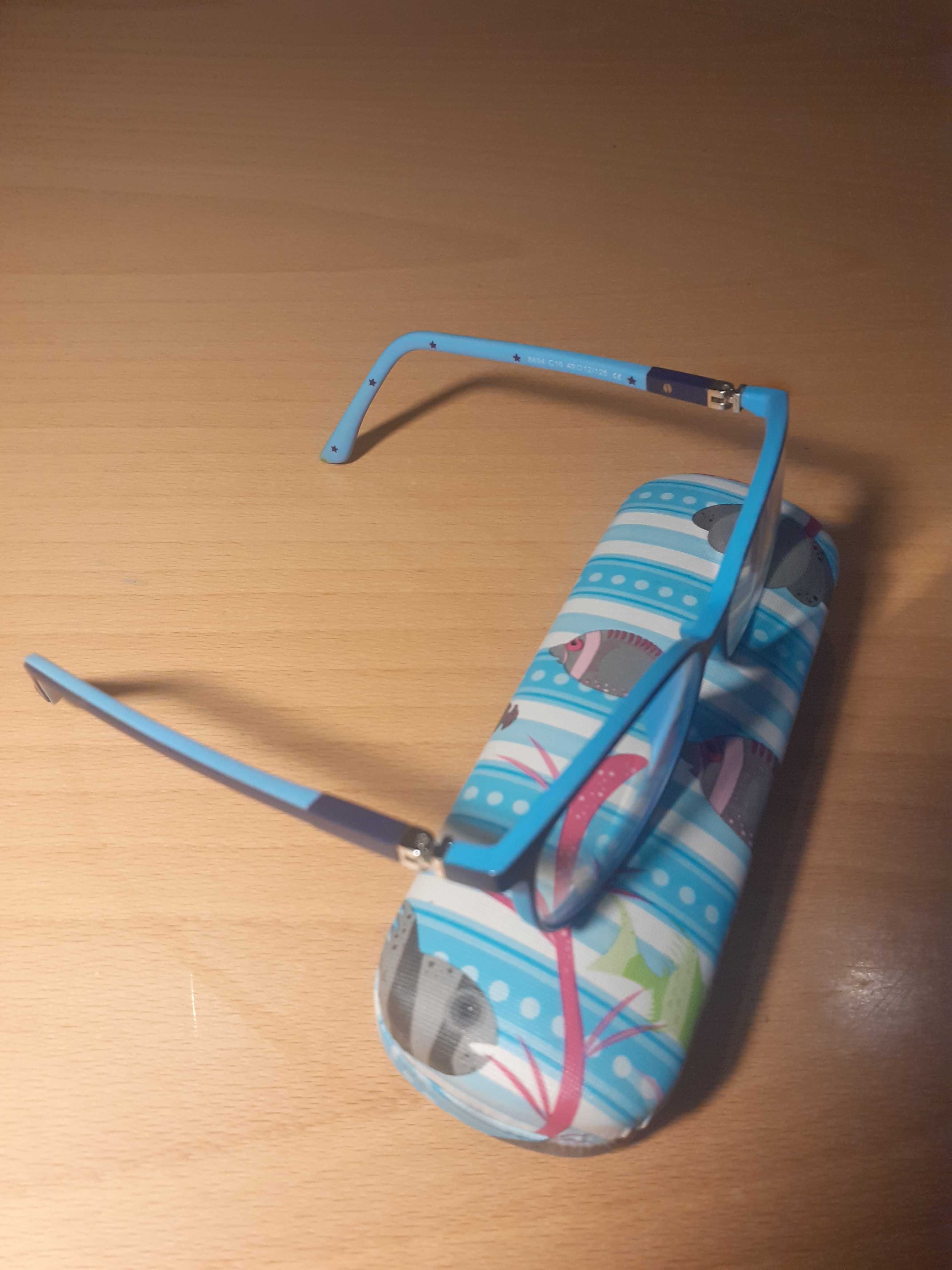 Oprawki do okularów Bergman dziecięce jak nowe niebieskie okulary