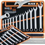 Na Lewara Klucze płasko-oczkowe Black /16003/ 6-22mm