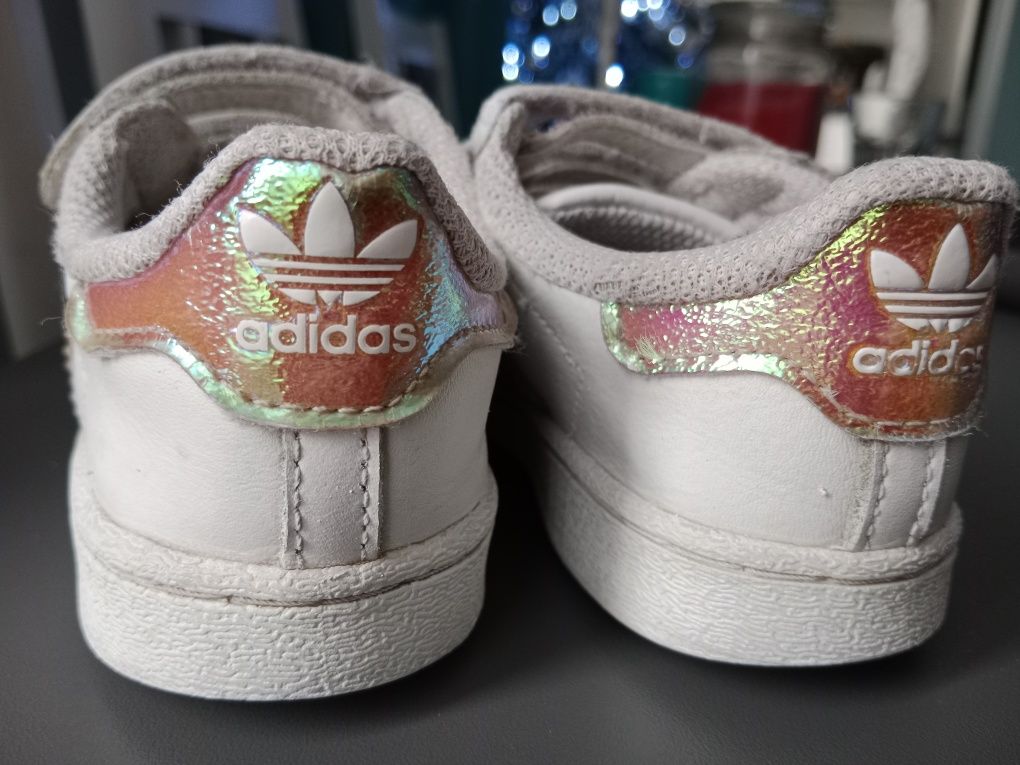 Buty adidas superstar rozmiar 25 białe