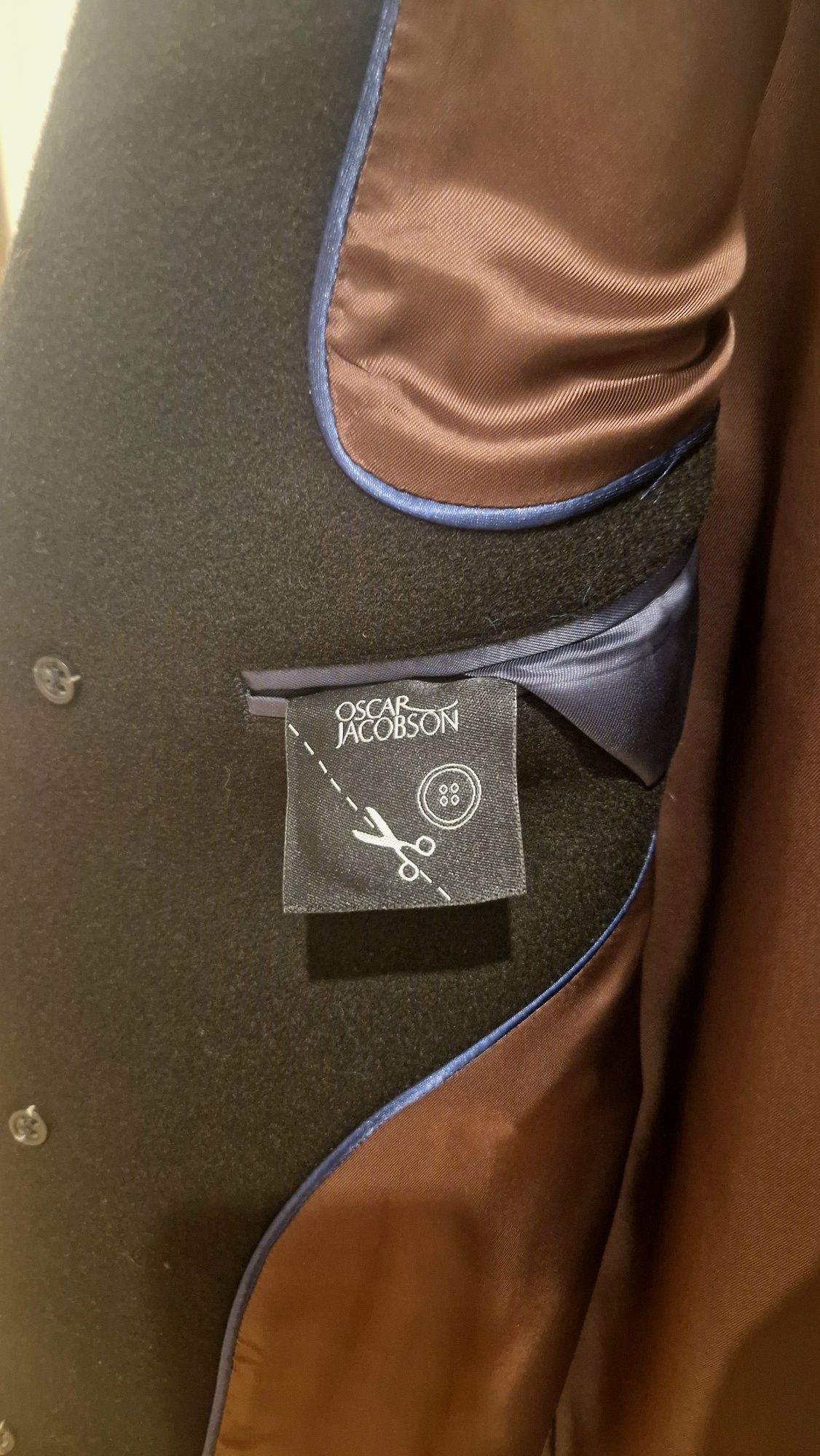 Płaszcz welniany Oscar Jacobson 50