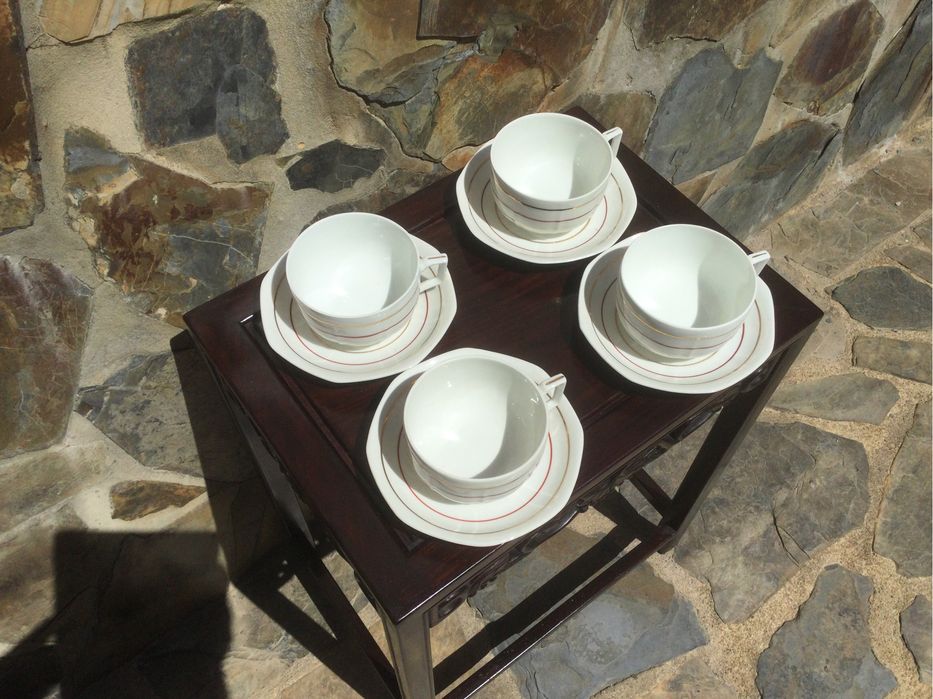 Grandes Chávenas Almoçadeiras Vista alegre marca 32 Art Deco 10,5 cm