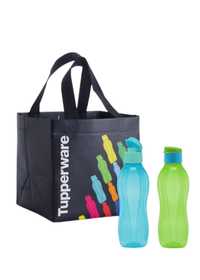 2 Ecogarrafas 750 ml Tupperware + Saco