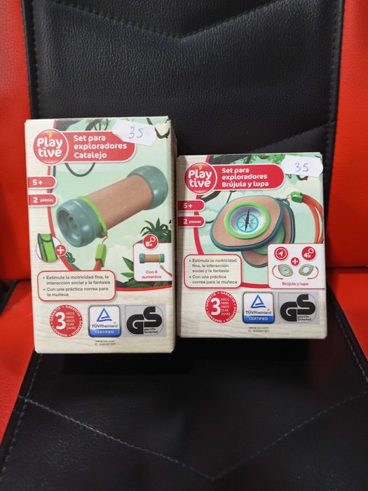 #876 Zestaw lornetka i kompas Play tive