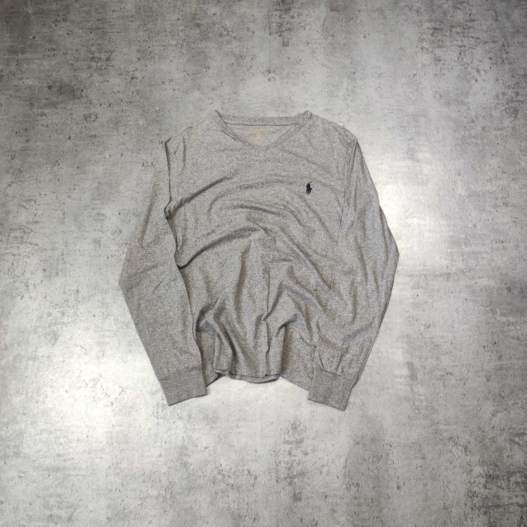MĘSKA Koszulka z Długim Rękawem PREMIUM Polo Ralph Lauren Elegancka RL