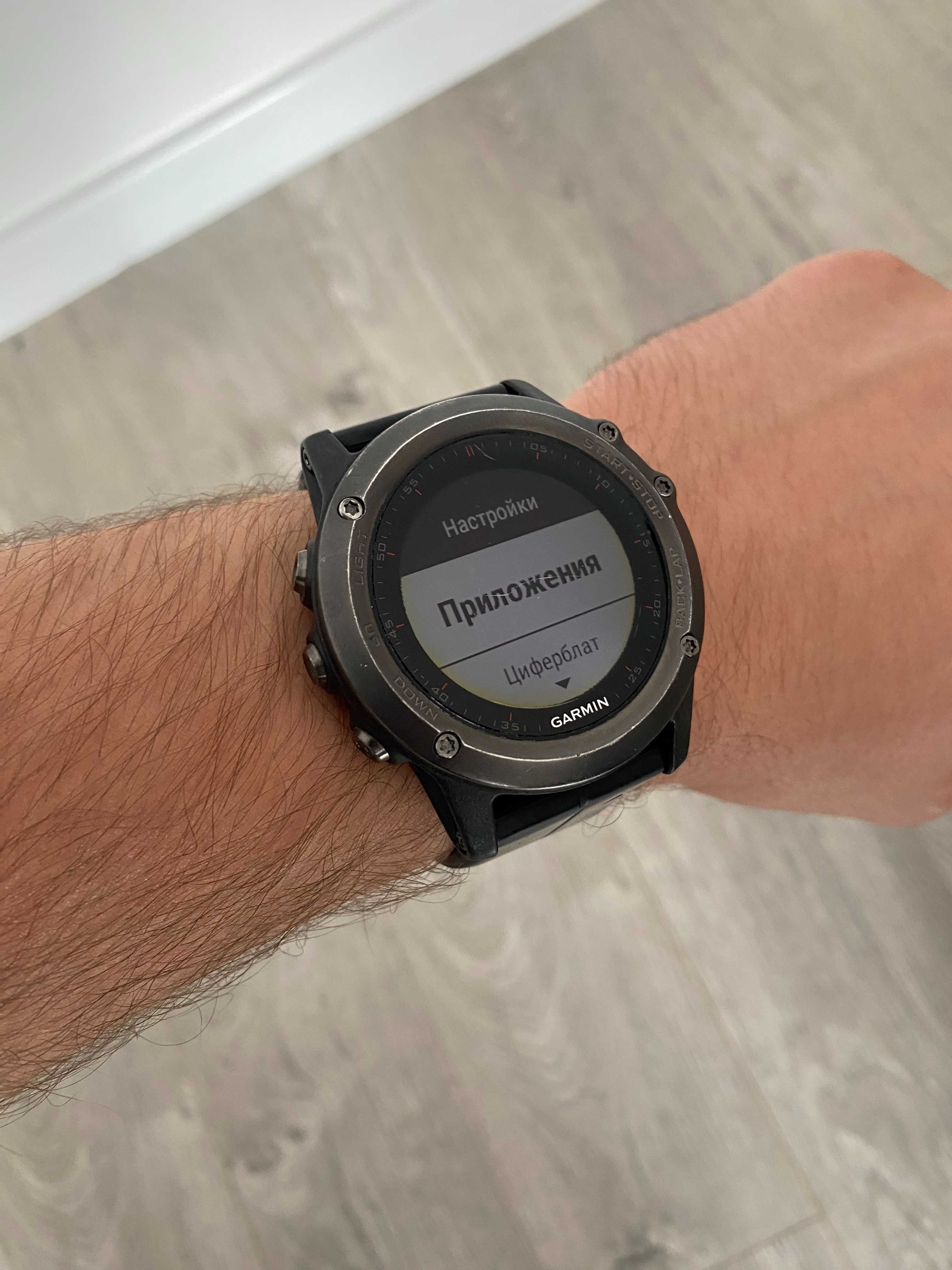 Garmin Fenix 3 HR | WIFI, Bluetooth, GPS, Сапфрове скло | Хороший стан