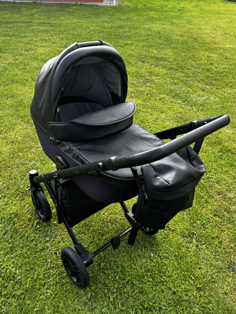 Wózek 2 w 1 Anex e/type czarny gondola plus spacerówka