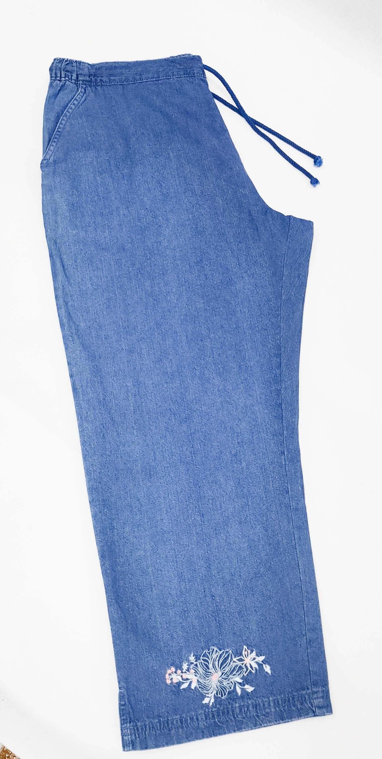Spodnie 3/4 jeans dżinsowe z gumką 44/46 Z8705 ATLAS FOR WOMEN