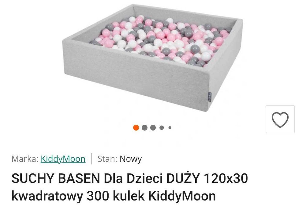 Sprzedam basen z kulkami do zabawy dla dzieci