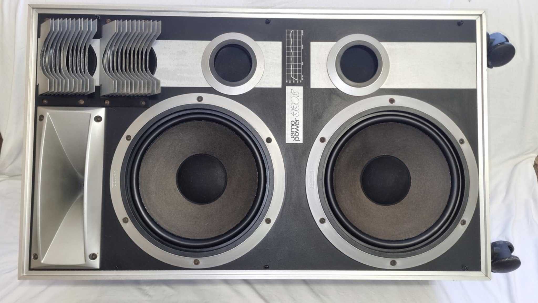 Kolumny JAMO POWER 330S 2x330Watt 4ohm 2x25cm bass podwójny Bassreflex