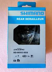 Nowa Przerzutka tylna Shimano Deore RD M592 SGS