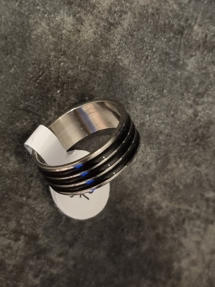 Obrączka, stal nierdzewna, rozmiar 18 mm, unisex, streetwear