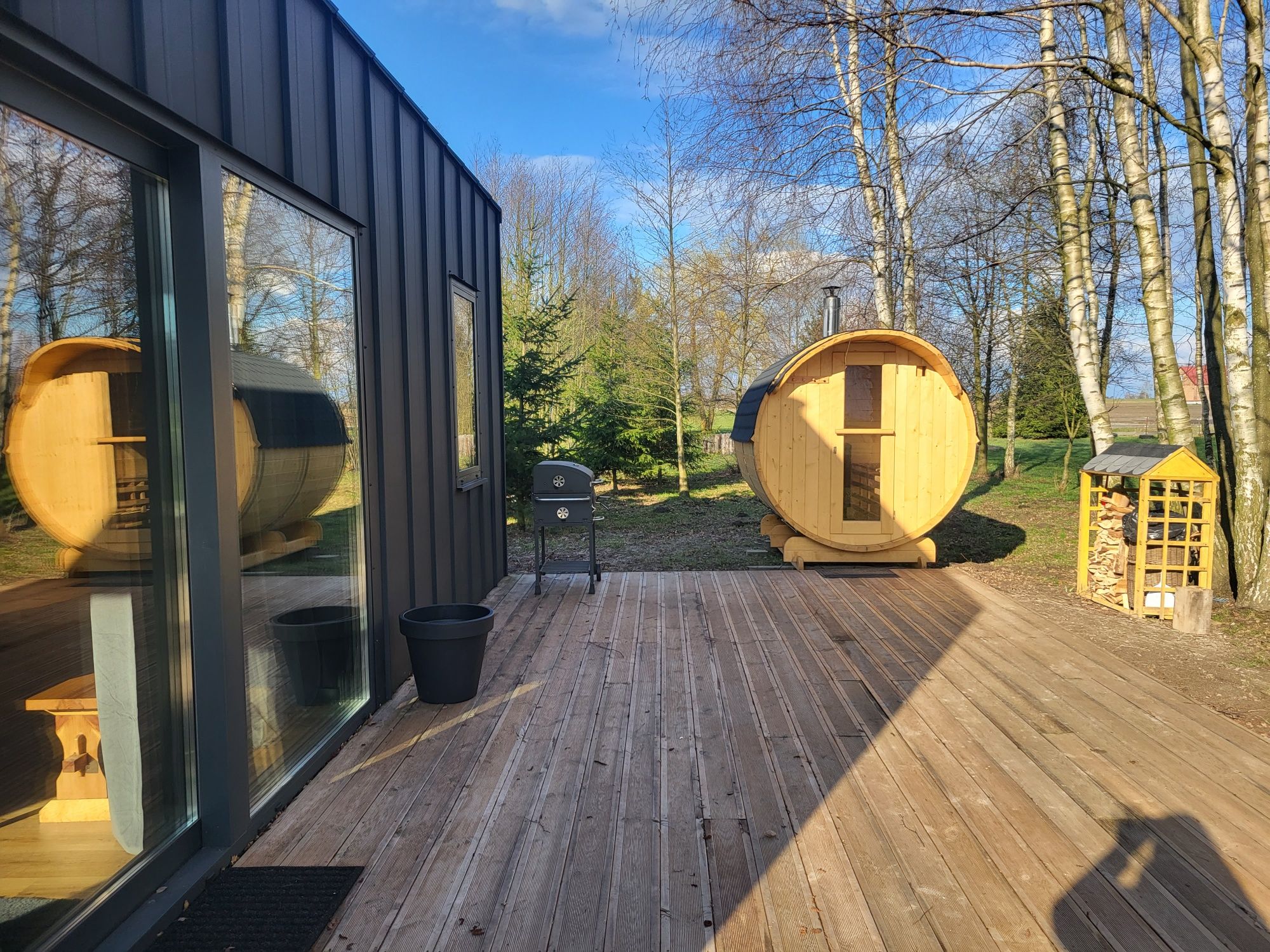 Dom sauna jacuzzi 100 km od Warszawy