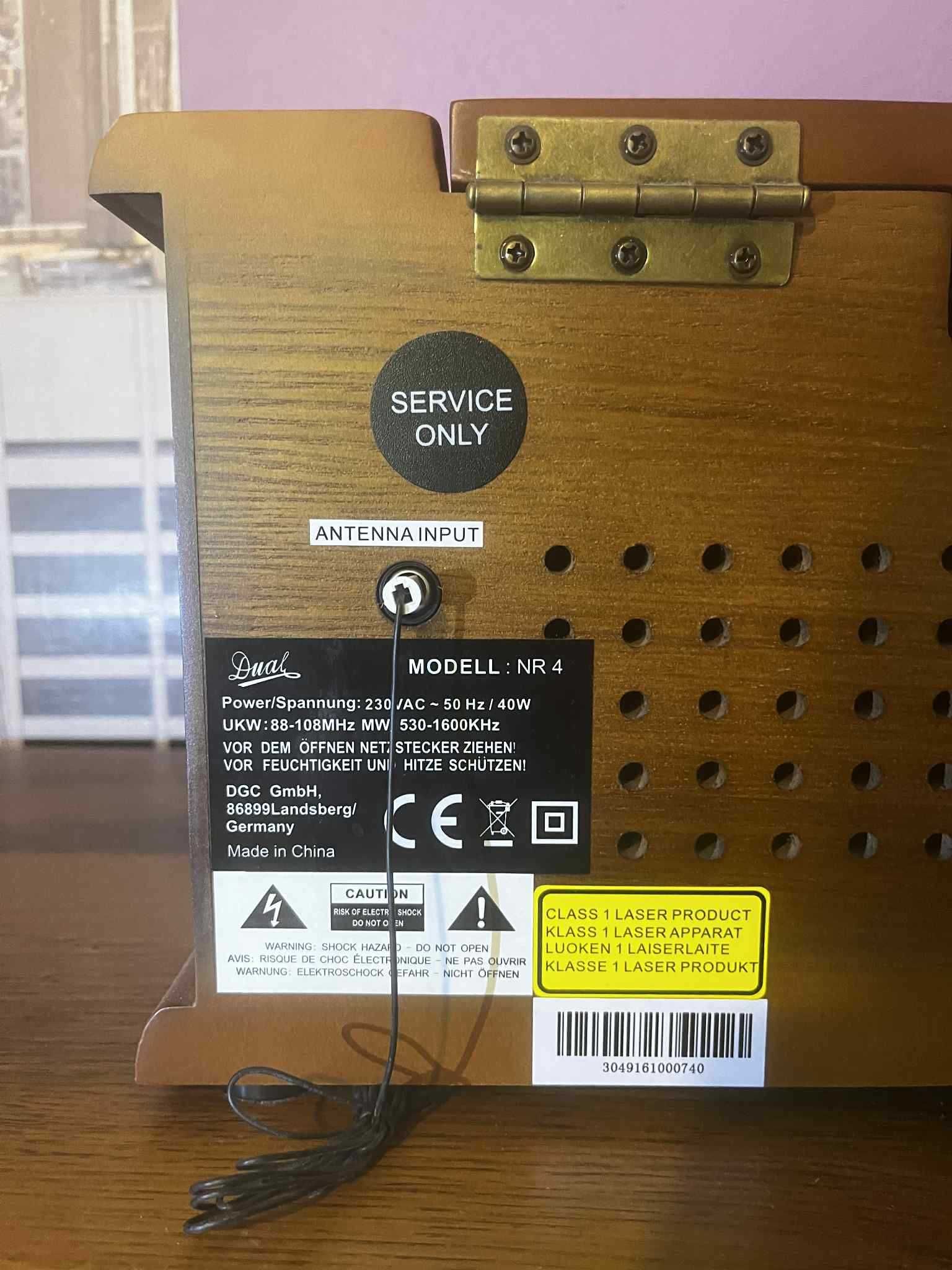 Gramofon DUAL NR 4 Retro – radio, CD, USB, AUX, BLUETOOTH